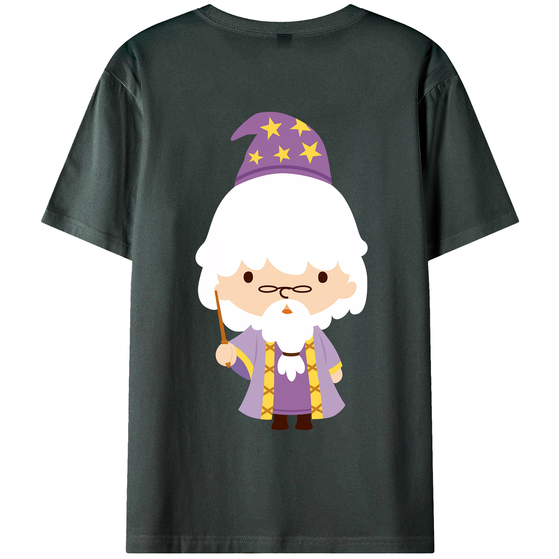 （画像用） Harry Potter ハリー・ポッターシリーズ 綿100％ メンズ半袖Tシャツ（バックプリント） 通気性
